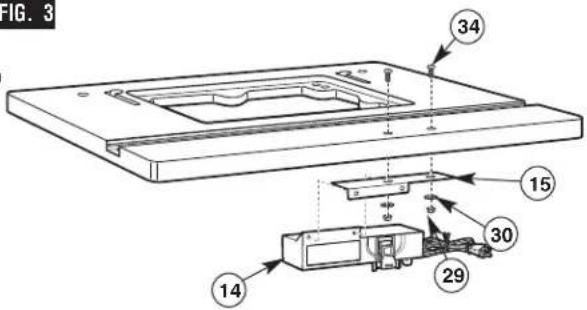 BOSCH RA1171 Professional - INSTALACIÓN DEL INTERRUPTOR (Fig. 3) - 1