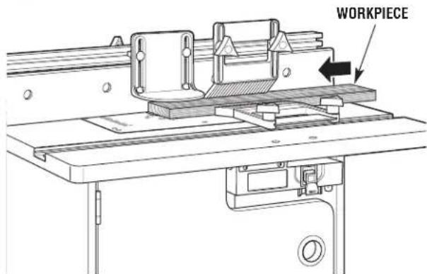 BOSCH RA1171 Professional - Always make sure that the fence and guard cannot come in contact - 2