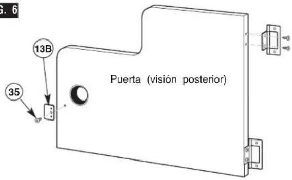BOSCH RA1171 Professional - CÓMO SUJETAR LA PUERTA (Figs. 6 y 7 FIG. 6) - 1