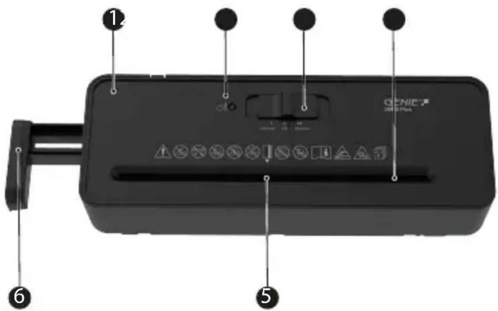 Genie 260 S Plus - Bedieningselementen - 1