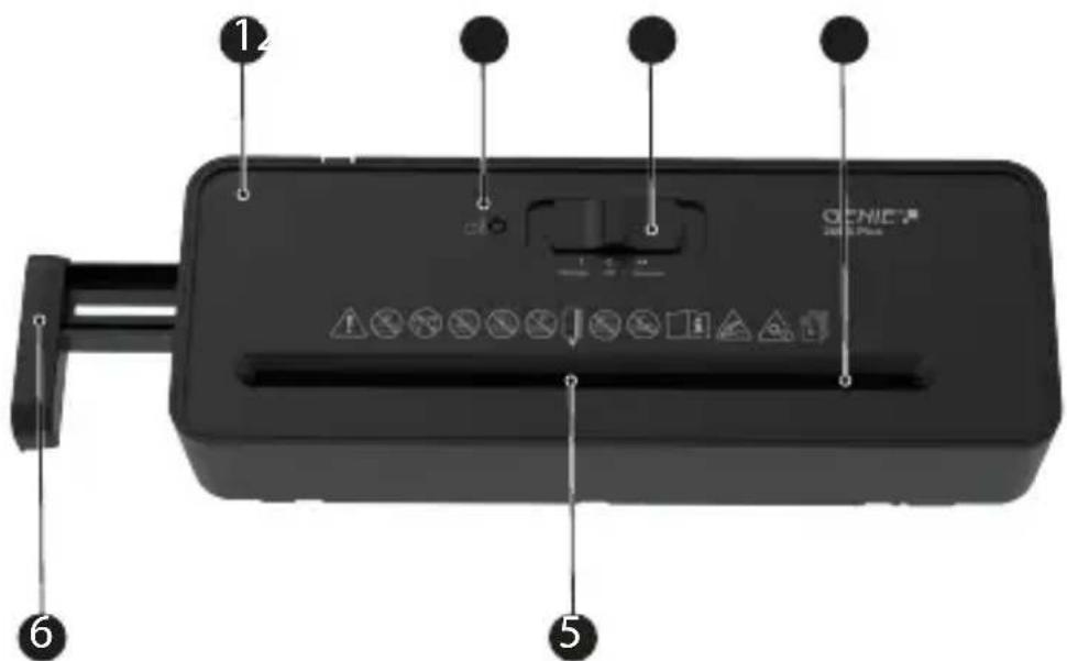 Genie 260 S Plus - Kontrol elemanlari - 1