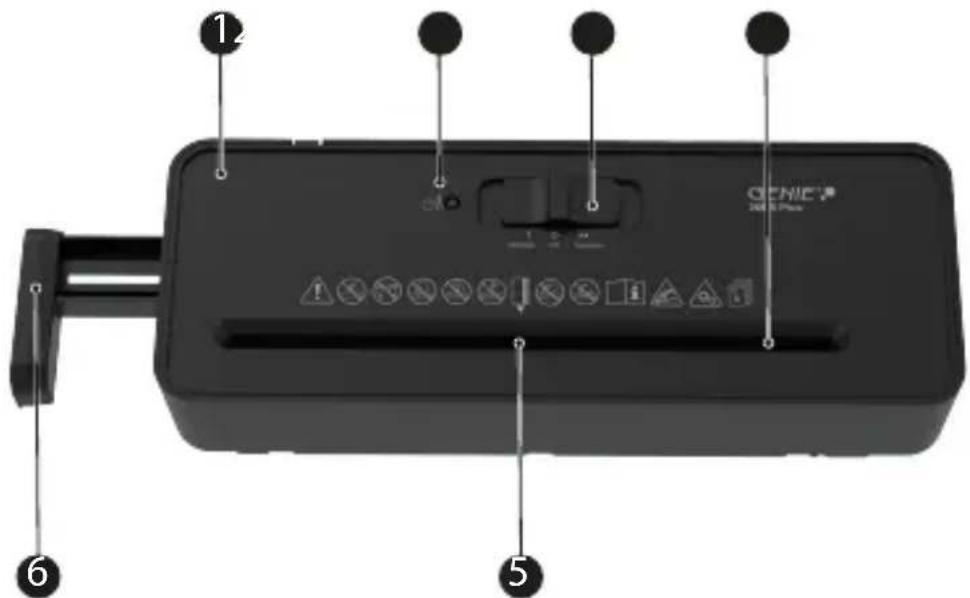 Genie 260 S Plus - Ovladaci prvky - 1