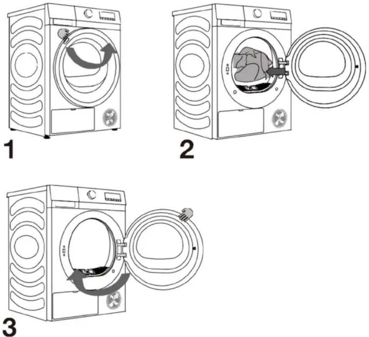 Exquisit TWP8080-010C - ALLUMER LE SÈCHE-LINGE - 2