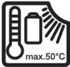 max.50°C