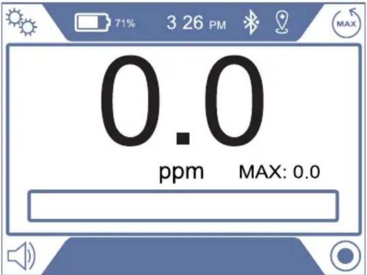 INFICON D-TEK Pro - Pantalla de inicio - 1