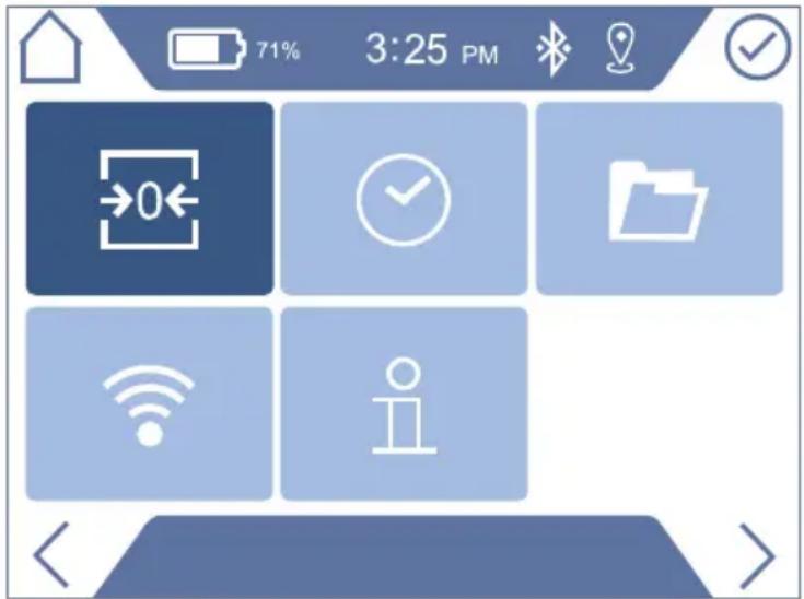 INFICON D-TEK Pro - Menú de configuración - 1