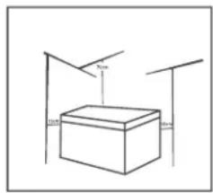 TCL CF053W - Space Requirement - 1
