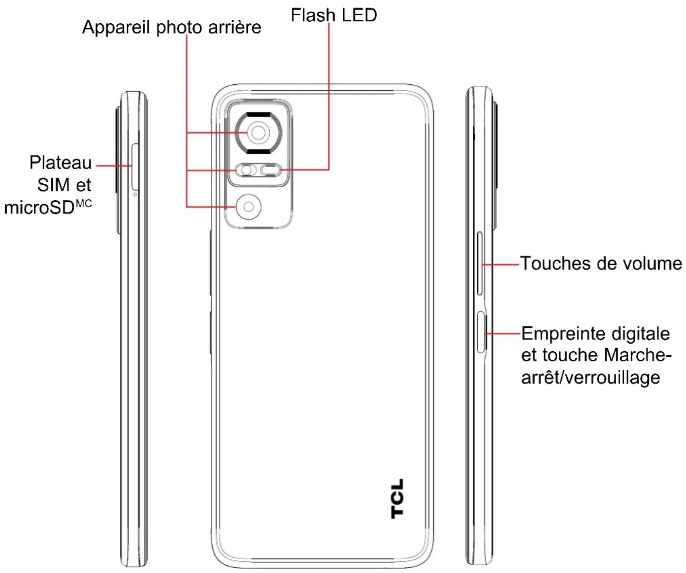 TCL 40 XE 5G - Aperçu de l'appareil - 2