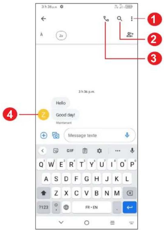 TCL 40 XE 5G - Gestion des messages - 1