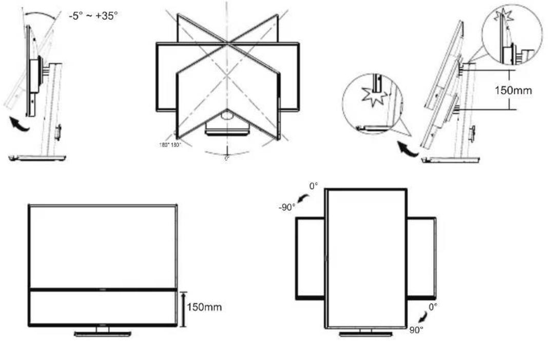 ASUS BE27AQ - Réglage du moniteur - 1