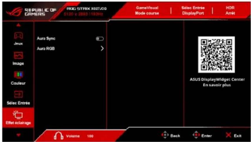 ASUS ROG Strix XG27JCG - Effet éclairage - 1
