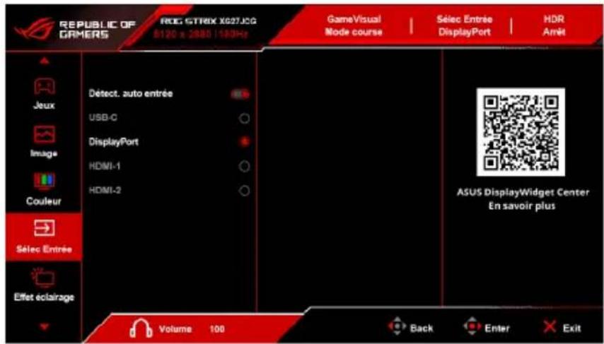 ASUS ROG Strix XG27JCG - Sélec Entrée - 1