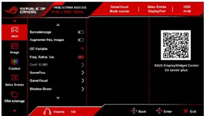 ASUS ROG Strix XG27JCG - Jeux - 1