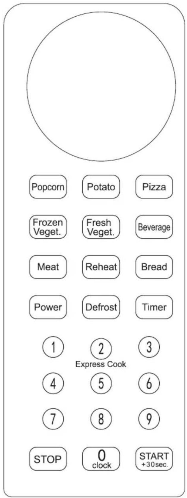 DANBY DMW07E1RDB - PANEL DE CONTROL - 1