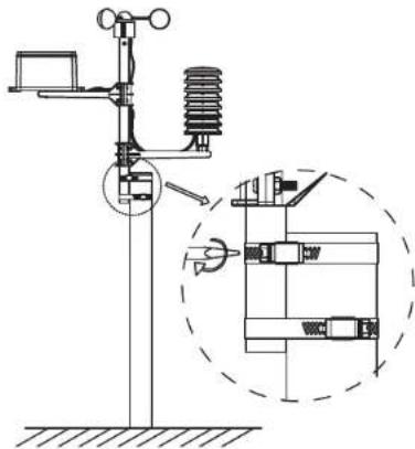 TFA Stratos 35.1077 - a.) Montage des Windsensors - 2