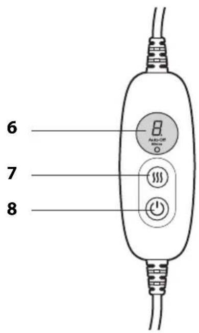 Ambiano GT-FW-03 - Onderdelen en bedieningselementen - 2
