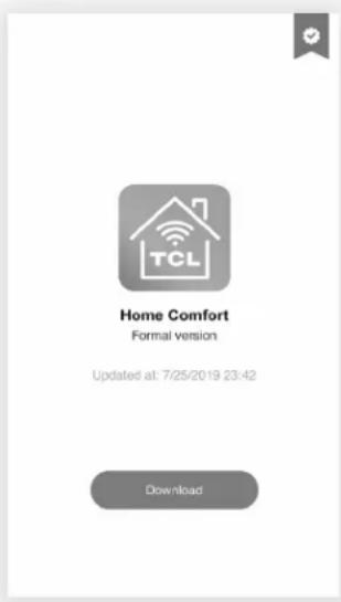 TCL 5K-12K - Étape 1: Téléchargement et installation de l'application TCL Home Comfort - 4
