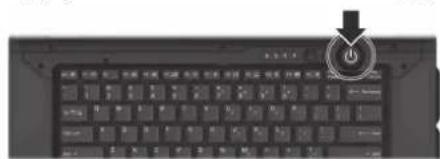 Getac S510AD - Branchement de l'alimentation CA et mise en marche de l'ordinateur - 3