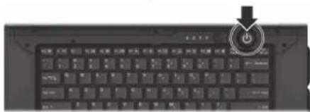 Getac S510AD - Collegamento dell'alimentazione CA e accensione del computer - 3