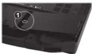 Getac S510AD - Installazione della batteria - 2