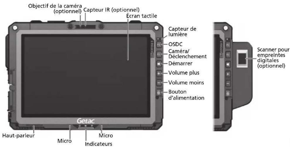 Getac UX10G5 - Coup d'oil sur l'ordinateur - 1