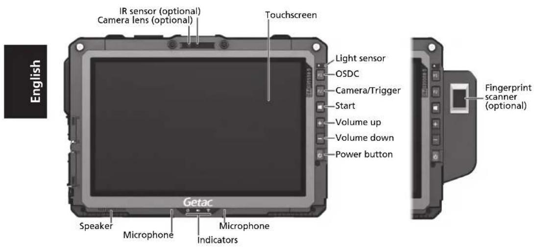 Getac UX10G5 - Identifying Hardware Components - 1