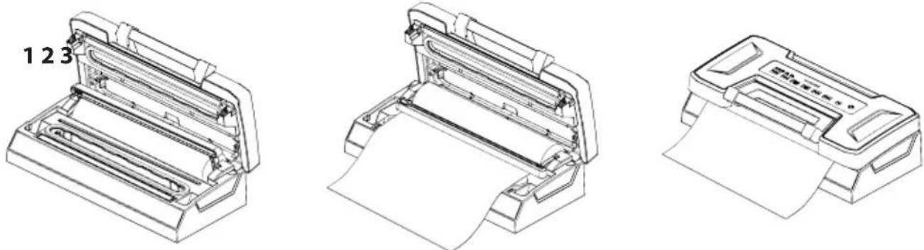 CASO VRH 800 advanced Pro - Tillverkning med en påse från rullen - 1