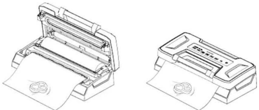 CASO VRH 800 advanced Pro - 4.6Vakuumförpackning i en påse - 1