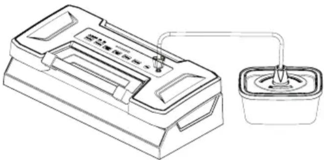 CASO VRH 800 advanced Pro - 4.9Vacuum sealing containers or bottles using the WineLock - 1