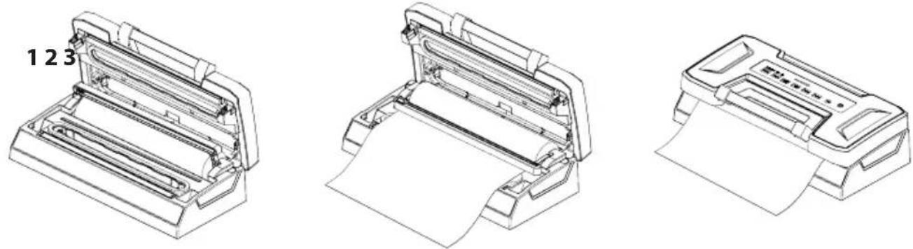 CASO VRH 800 advanced Pro - To make a bag from the roll - 1