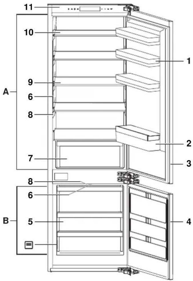 V-ZUG CombiCooler V6000 178NI - 结构 - 1