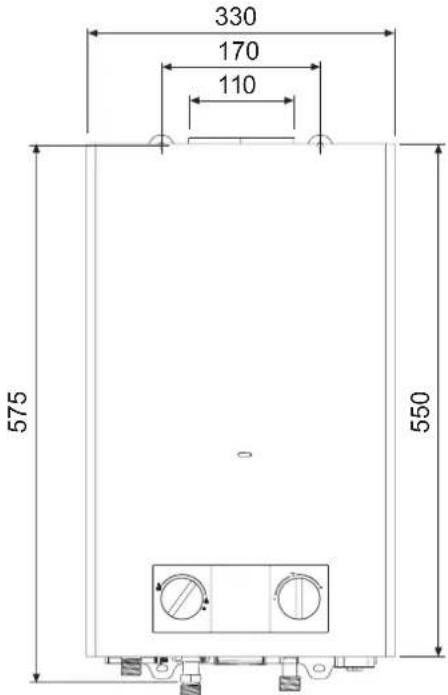 COINTRA Cami - Dimensions et raccords - 6