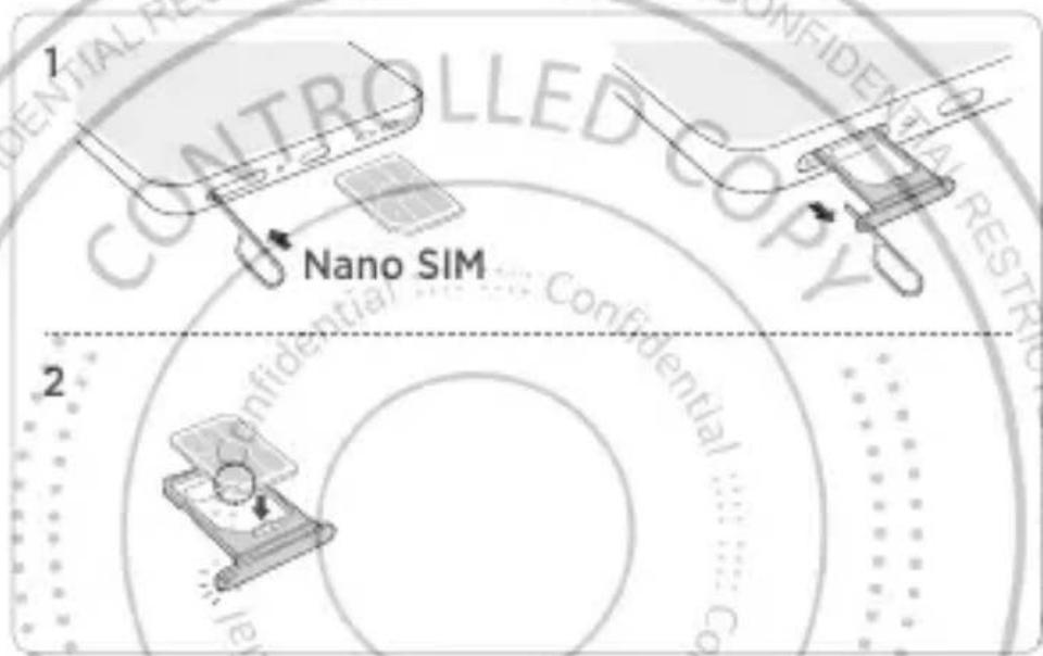 MOTOROLA Edge 70 - Insertion de la carte et mise sous tension de l'appareil - 1