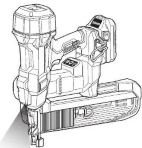HiKOKI N 1808DA - How to use the LED light - 1