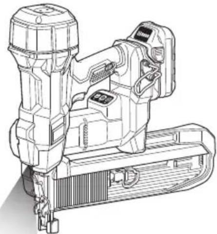 HiKOKI N 1808DA - Comment utiliser la DEL d'éclairage - 1