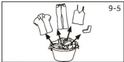 CANDY BRS 8N2BX-S - Preparar a roupa - 1