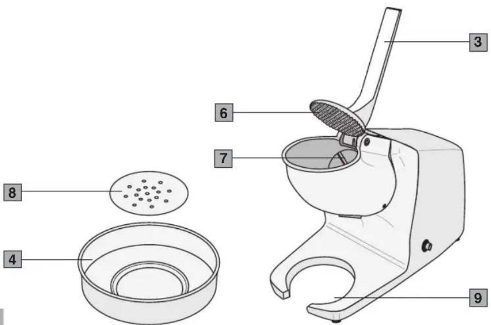 Ceado G30 - Main parts (Fig. 3 - Fig. 4) - 2