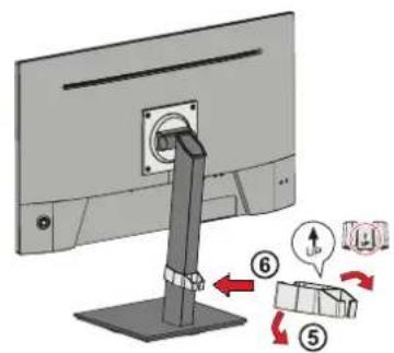 VIEWSONIC VA2748-MHJ - Installation du socle - 1