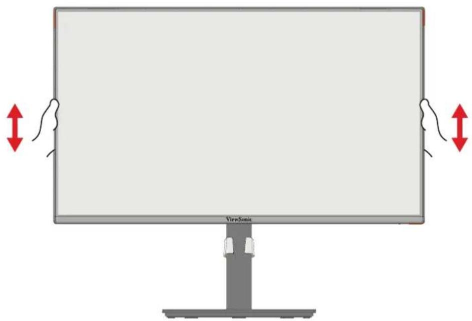 VIEWSONIC VA2748-MHJ - Réglage de la hauteur - 1