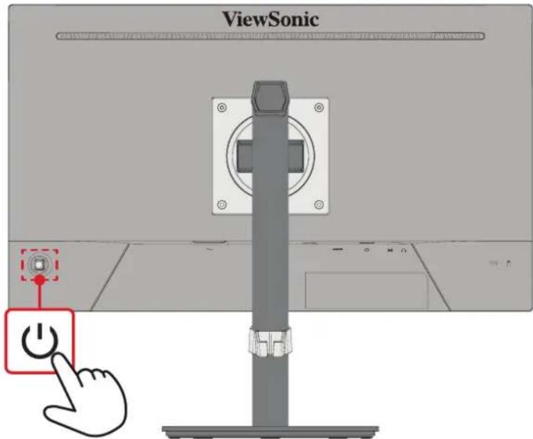 VIEWSONIC VA2748-MHJ - Allumer et éteindre l'appareil - 1