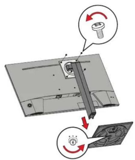 VIEWSONIC VA2748-MHJ - Retrait du support - 2