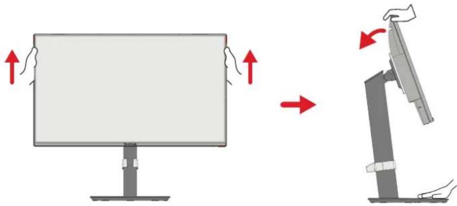 VIEWSONIC VA2748-MHJ - Réglage de l'orientation de l'écran (pivot du moniteur) - 1