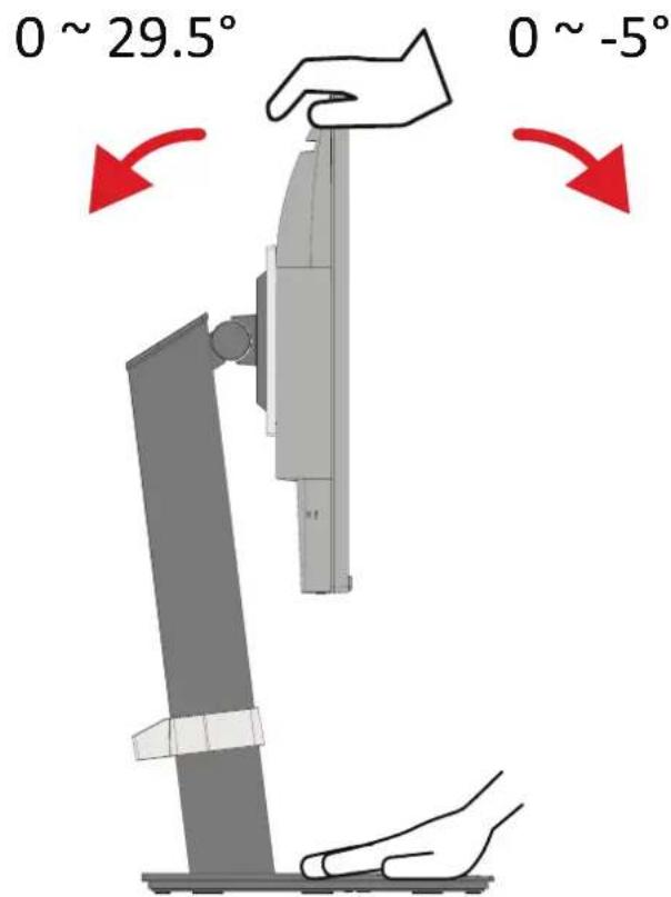 VIEWSONIC VA2748-MHJ - Réglage de l'angle d'inclinaison - 1