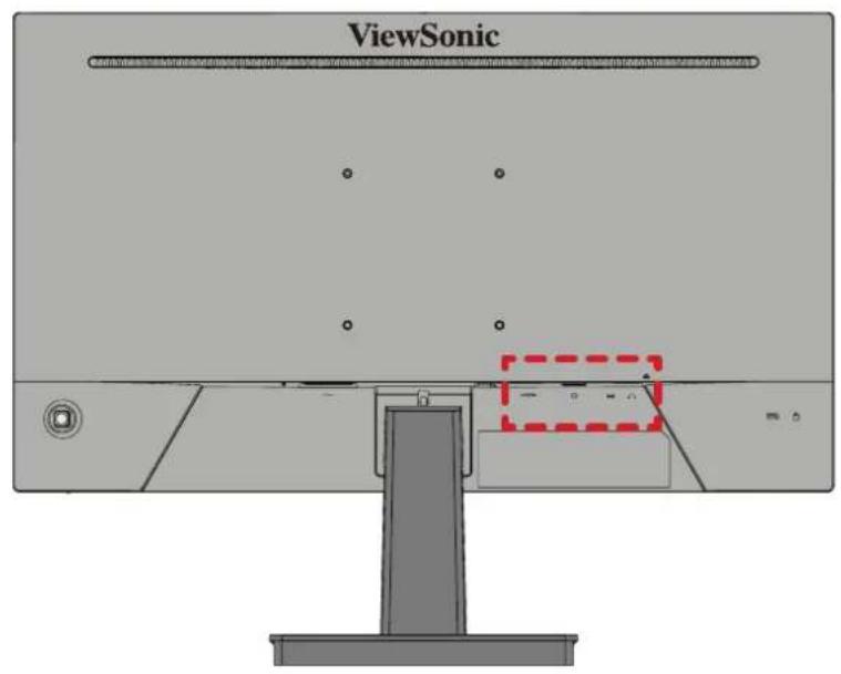 VIEWSONIC VA2448-MH - Branchement sur l'alimentation - 2