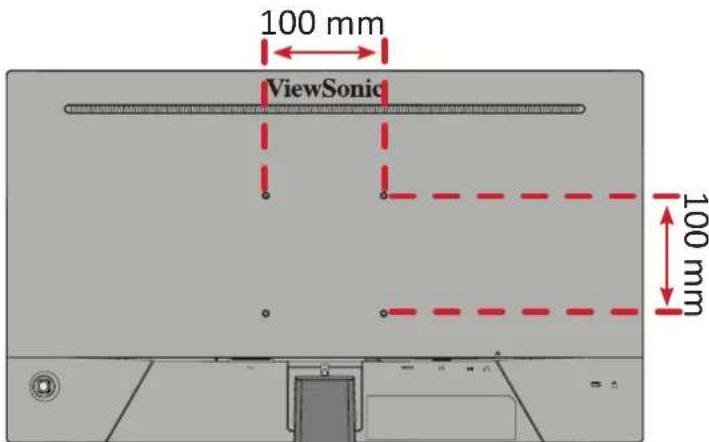 VIEWSONIC VA2448-MH - Montage du moniteur - 1