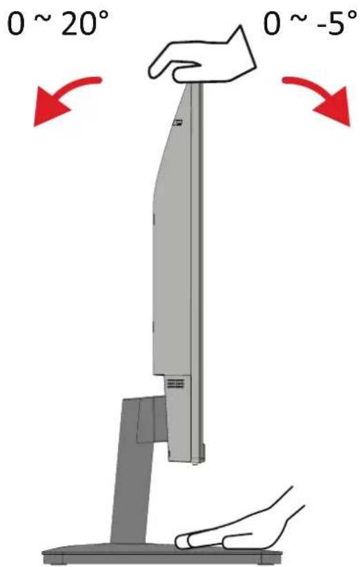 VIEWSONIC VA2732-H-W-2 - Réglage de l'angle d'inclinaison - 1