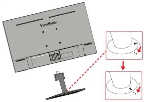 VIEWSONIC VA2732-H-W-2 - Installation du socle - 2