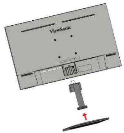 VIEWSONIC VA2732-H-W-2 - Installation du socle - 1