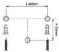TRISTAR KA-5092 - Soporte para la pared - 1