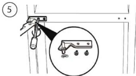 DANBY DFF176B1WDBL - DOOR REVERSAL INSTRUCTIONS (LEFT TO RIGHT SWING) - 9